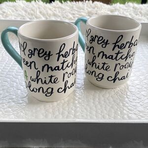 Kate Spade NY Lenox Graphic Mugs (2)